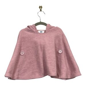 Old Navy Toddler Girl Micro Fleece‎ Hooded Poncho, Size 2T